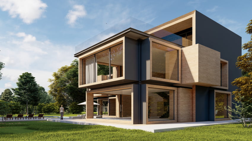3d-rendering-large-modern-contemporary-house-wood-concrete 1